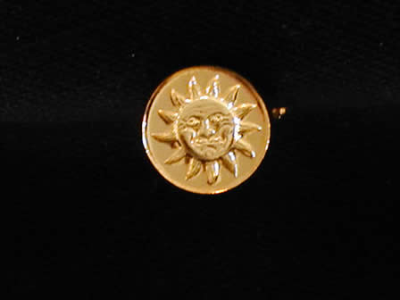 Wax Seal Brass Round Sun
