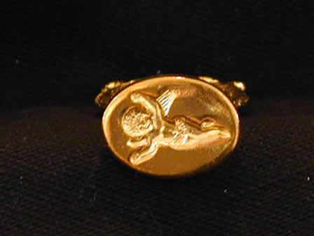 Wax Seal Brass Oval Angel