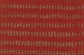 Block Print Paper Kilim Brick Red