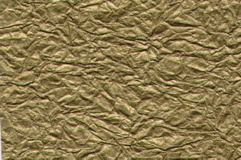 Momi Metallic Crinkle Paper Gold