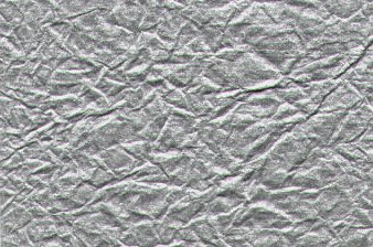 Momi Metallic Crinkle Paper Silver