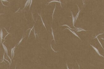 Tairei Paper White Fiber on Brown