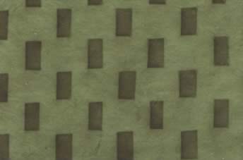 Lokta Sun Washed Brick Paper Forest & Palm Green