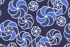 Washi Print Paper Blue Swirls