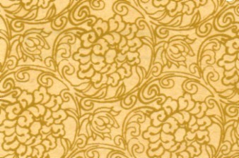 Lokta Lotus Paper Print Gold