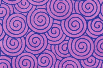 Lokta Spiral Gyro Paper Navy & Orchid