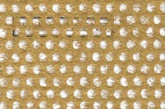 Lace Circle Mesh Paper Gold