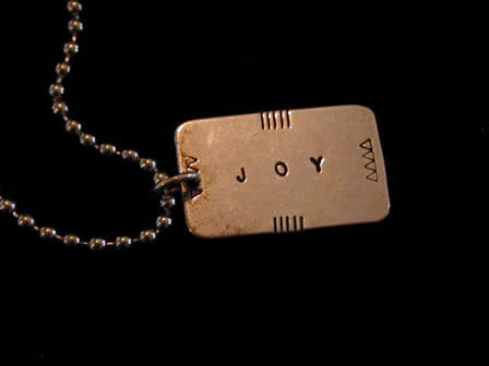Sterling Necklace Joy