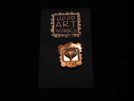 Sterling Art Pin True Love