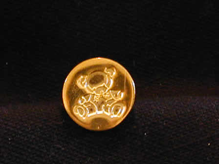 Wax Seal Brass Round Teddy Bear