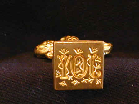 Wax Seal Brass Square Joy