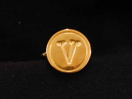 Wax Seal Brass Round V