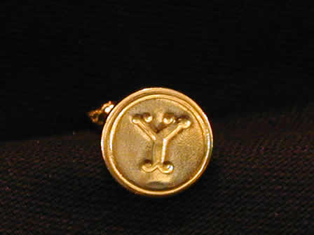 Wax Seal Brass Round Y