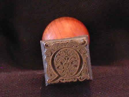 Wax Seal Brass w Wood Q