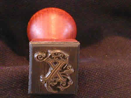 Wax Seal Brass w Wood X