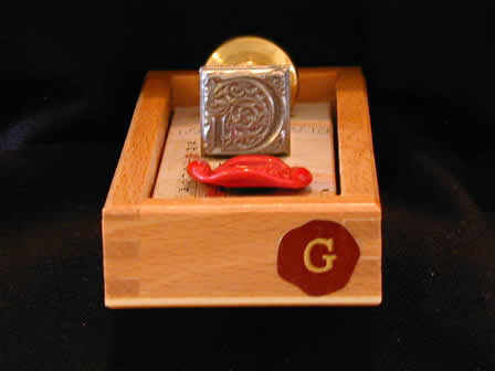 Wax Seal Square Metal G - Box