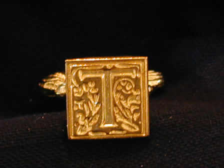 Wax Seal Brass Square T